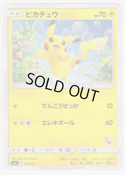 Photo1: Pikachu 018/051 SML (1)