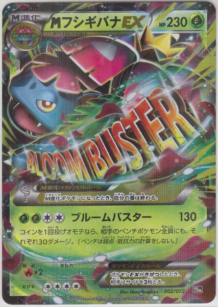 Photo1: M Venusaur EX 002/072 20th (1)