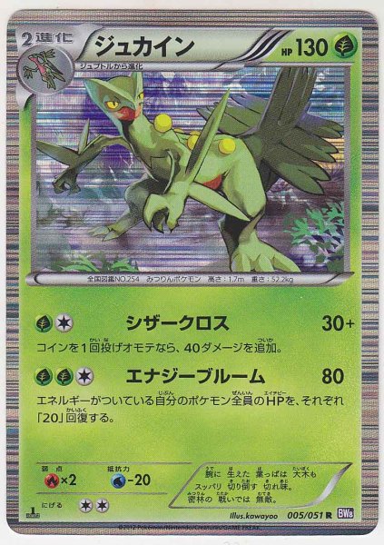 Photo1: Sceptile 005/051 BW8 1st   (1)