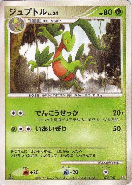 Photo1: Grovyle 003/017 (Grass&Fire ) Pt 1st (1)