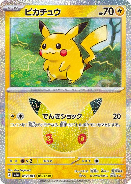 Photo1: Pikachu 017/103 M6a (1)