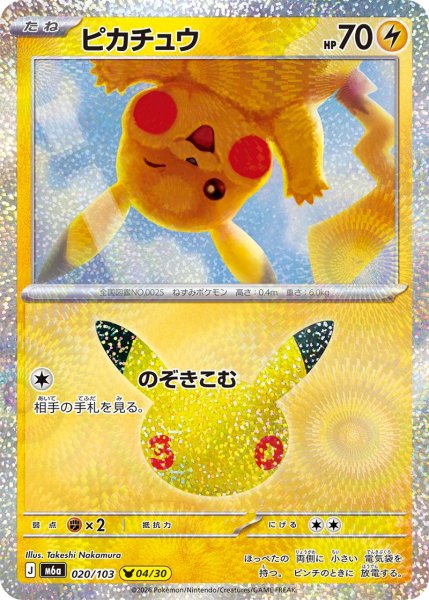 Photo1: Pikachu 020/103 M6a (1)