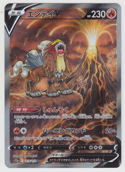 Photo1: Entei V 213/172 S12a (1)