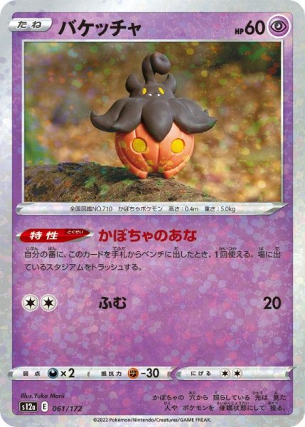 Photo1: Pumpkaboo 061/172 S12a *Reverse Holo* (1)