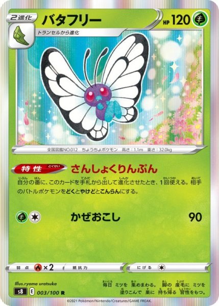 Photo1: Butterfree 003/100 S8 (1)