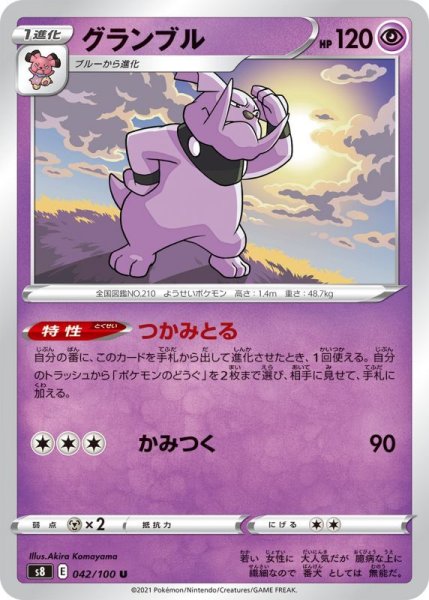 Photo1: Granbull 042/100 S8 (1)