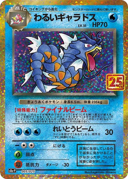 Photo1: Dark Gyarados 005/025 S8a-P (1)