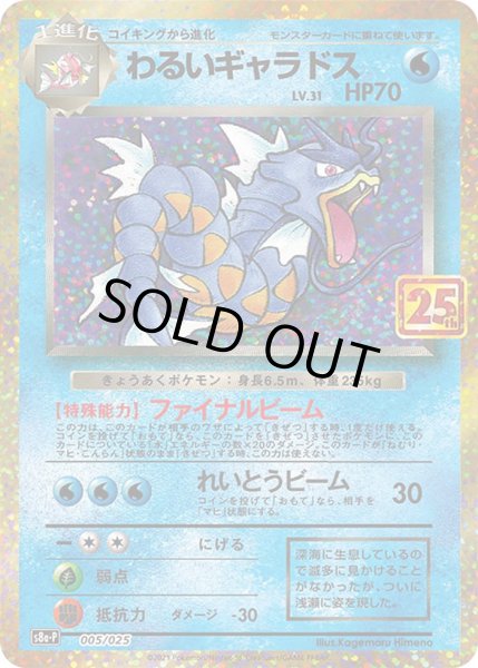 Photo1: Dark Gyarados 005/025 S8a-P (1)