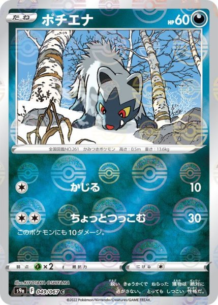 Photo1: Poochyena 049/067 S9a *Reverse Holo* (1)