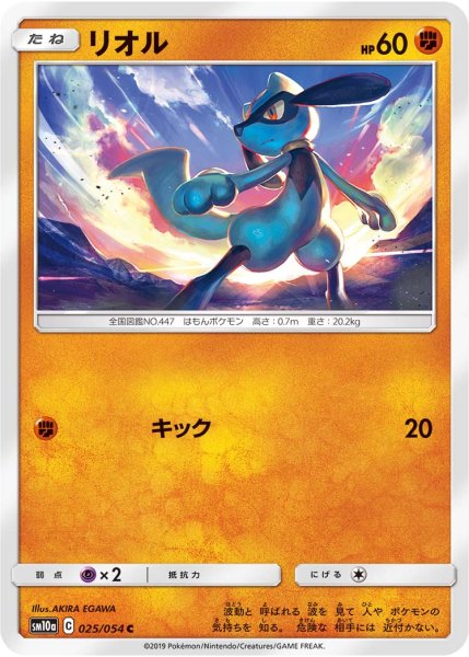 Photo1: Riolu 025/054 SM10a (1)