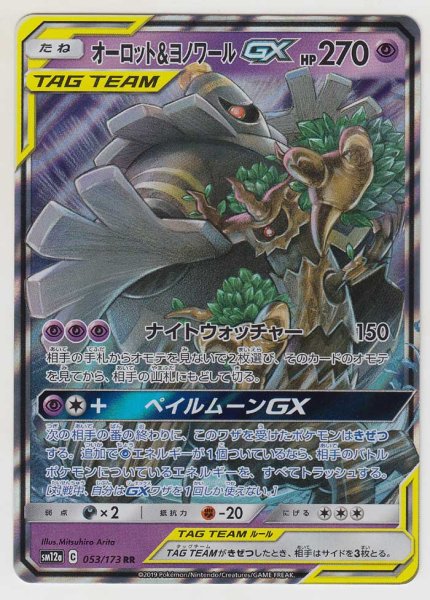 Photo1: Trevenant & Dusknoir GX 053/173 SM12a (1)