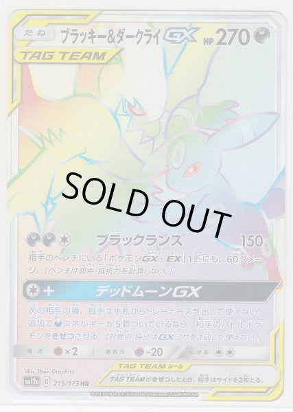 Photo1: Umbreon & Darkrai GX 215/173 SM12a (1)