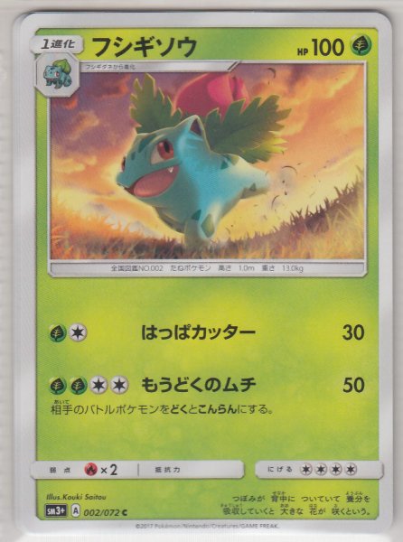 Photo1: Ivysaur 002/072 SM3+ (1)