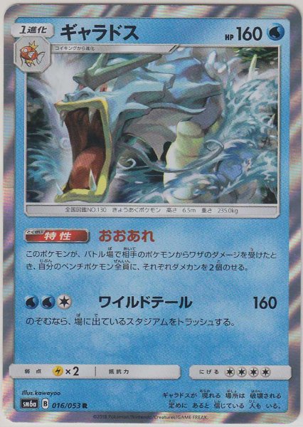 Photo1: Gyarados 016/053 SM6a (1)