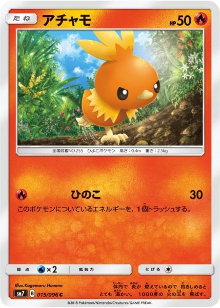 Photo1: Torchic 015/096 SM7 (1)