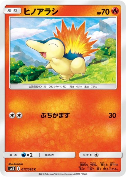 Photo1: Cyndaquil 017/095 SM8 (1)