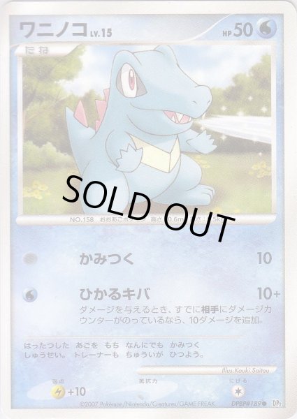 Photo1: Totodile DPBP#189 (1)