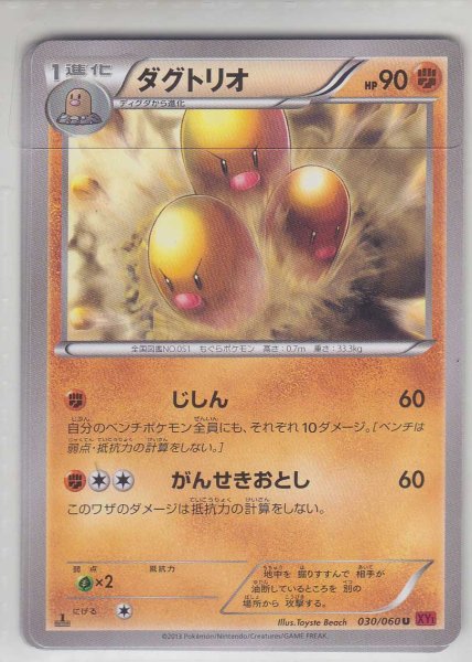 Photo1: Dugtrio 030/060 XY1 1st    (1)