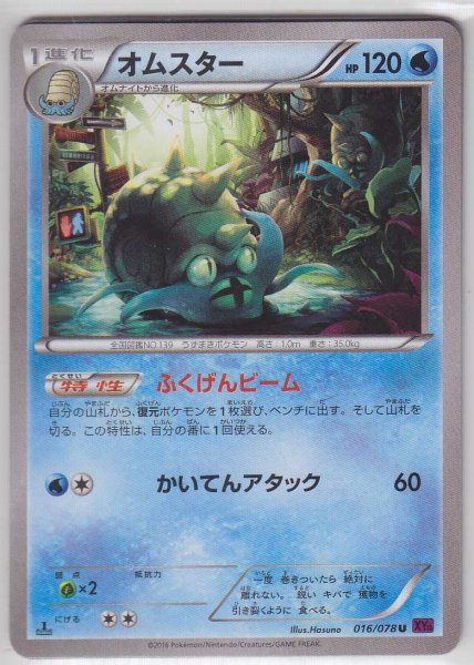 Photo1: Omastar 016/078 XY10 1st (1)