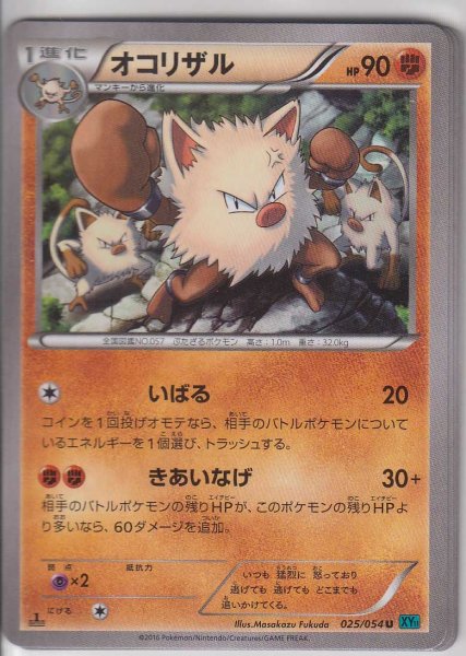 Photo1: Primeape 025/054 XY11 1st   (1)