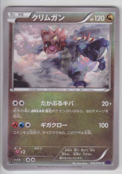 Photo1: Druddigon 043/054 XY11 1st   (1)