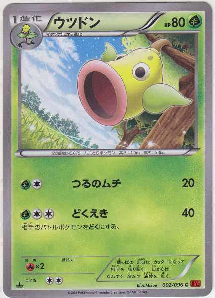 Photo1: Weepinbell 002/096 XY3 1st (1)