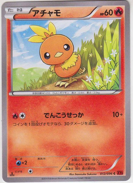 Photo1: Torchic 012/096 XY3 1st (1)