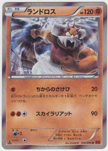 Photo1: Landorus 056/096 XY3 1st (1)