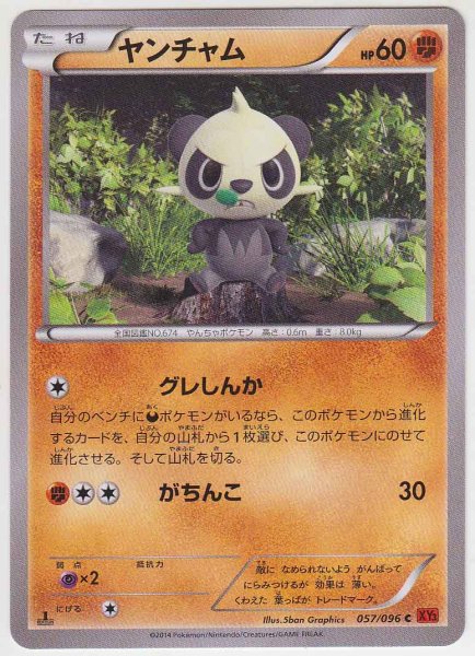 Photo1: Pancham 057/096 XY3 1st (1)