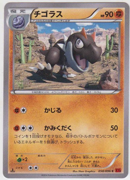 Photo1: Tyrunt 058/096 XY3 1st (1)