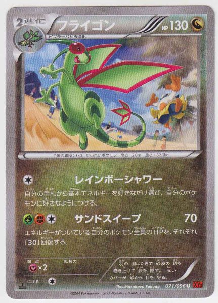 Photo1: Flygon 071/096 XY3 1st (1)