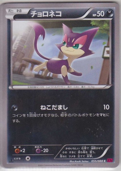 Photo1: Purrloin 055/088 XY4 1st (1)