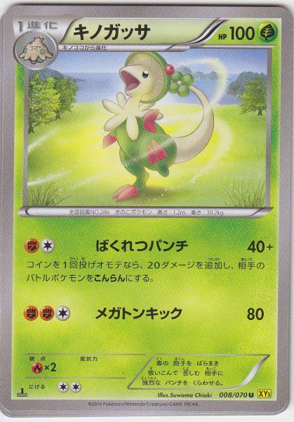 Photo1: Breloom 008/070 XY5 1st   (1)