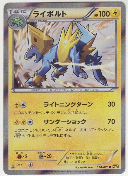 Photo1: Manectric 024/070 XY5 1st   (1)