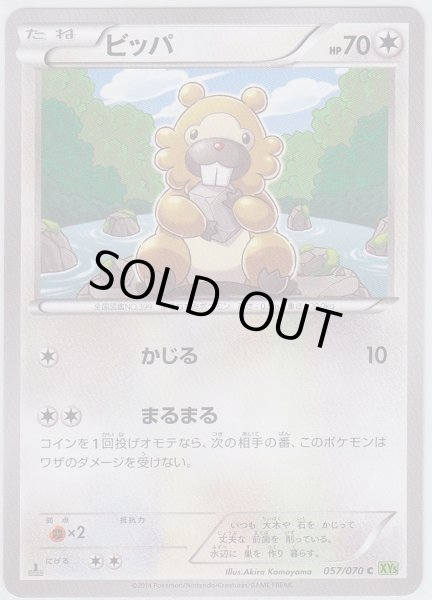 Photo1: Bidoof 057/070 XY5 1st   (1)
