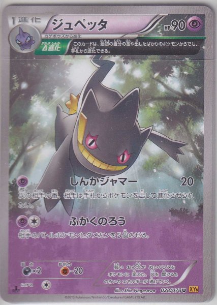 Photo1: Banette 028/078 XY6 1st (1)