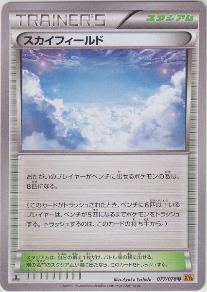 Photo1: Sky Field 077/078 XY6 1st (1)