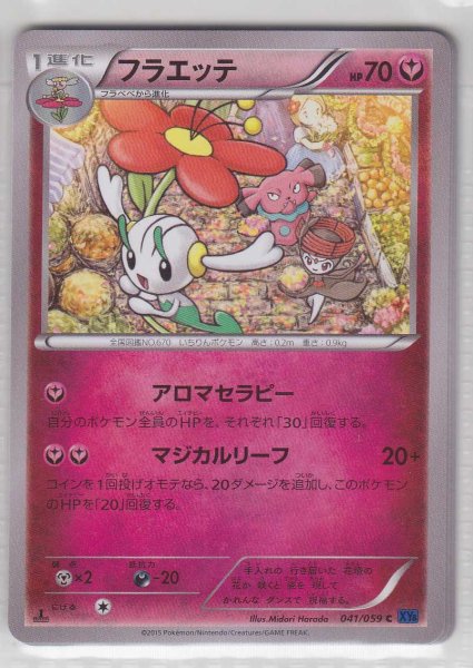 Photo1: Floette 041/059 XY8 1st   (1)